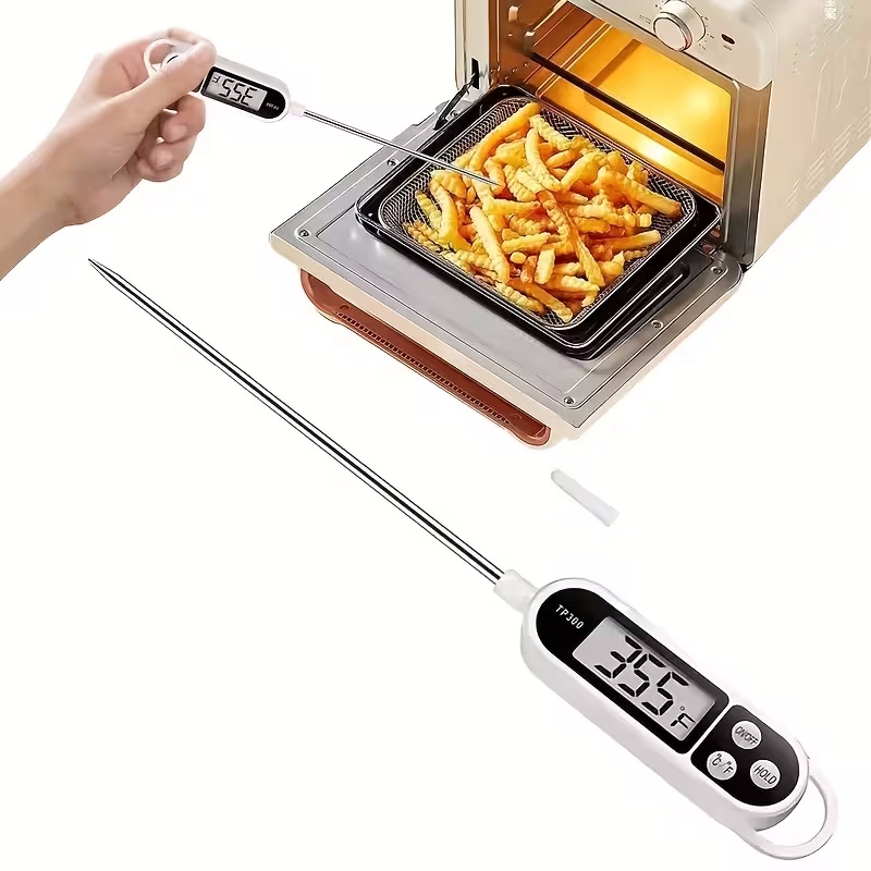 Digitales Lebensmittelthermometer mit Edelstahlsonde