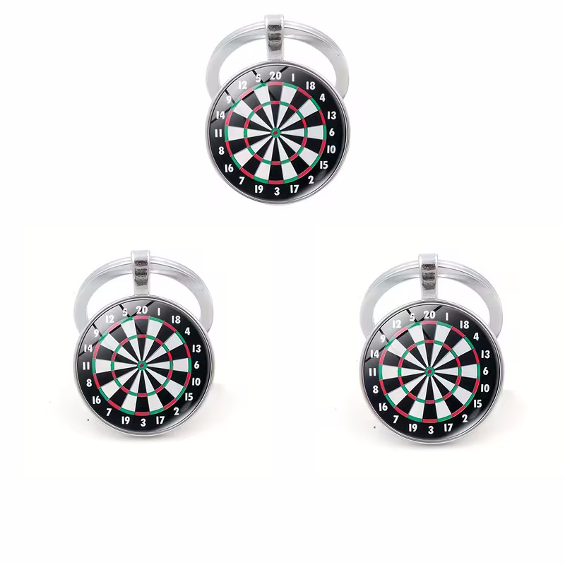 Schlüsselanhänger Dartscheibe